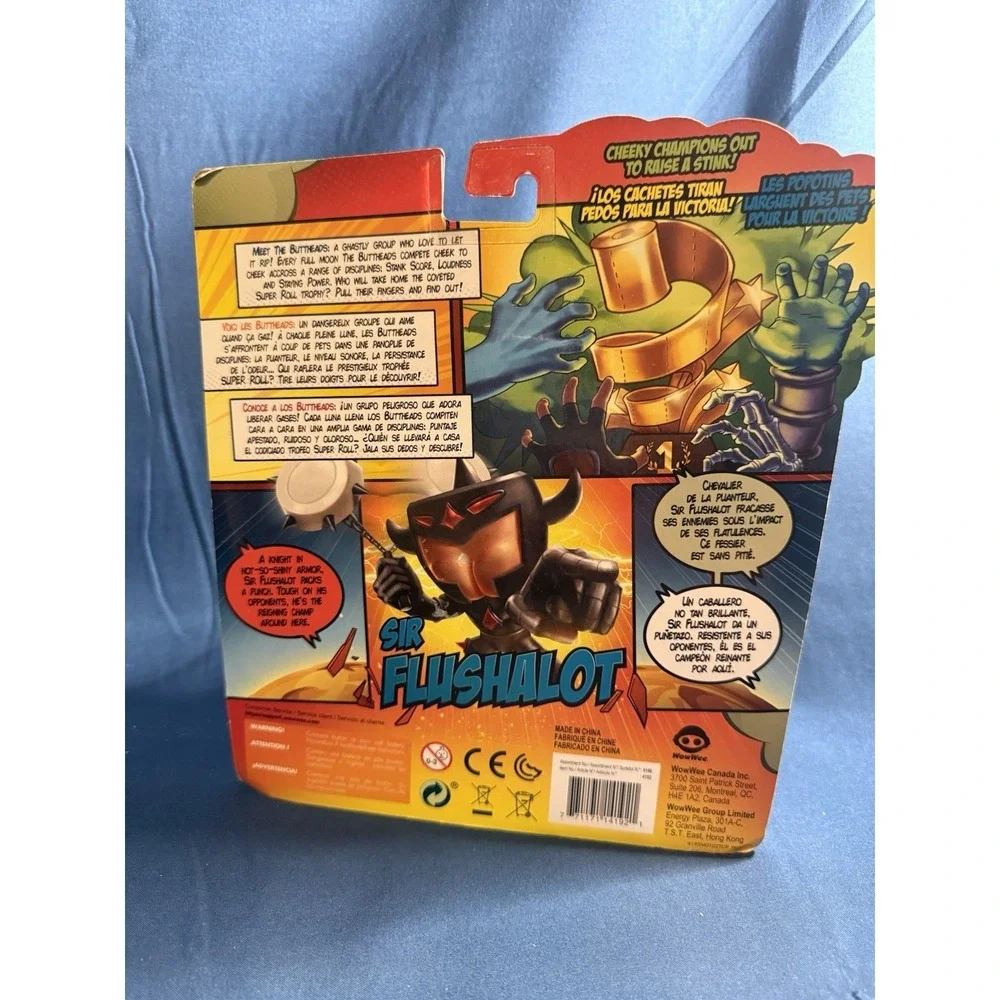 2019 WowWee Butt Heads Sir Flushalot Talking Action Figure New Sealed‎